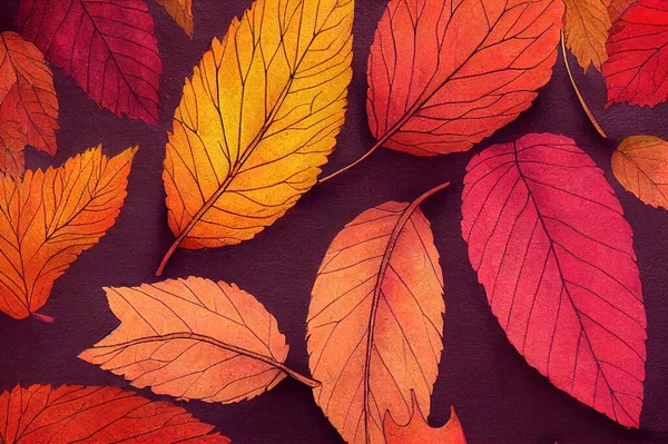 leaf and berry autumn fall background for wedding invitation, background autumn fall