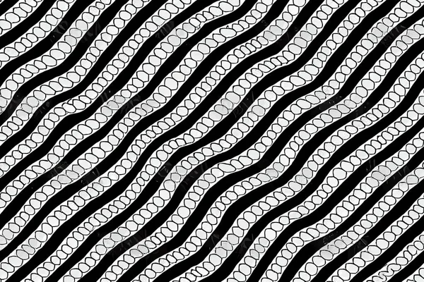 Hand drawn pattern. Zigzag and stripe line. illustration for tribal design. Black and white colors. For textile, wallpaper, wrapping paper. Ethnic theme