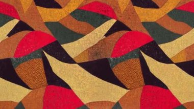 Toplama arka planında yamalı desenli animasyon