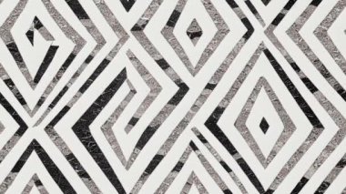 Renkli Venedik terrazzo taklidi kusursuz döngü animasyonu. Taş parçalarıyla gerçekçi mermer animasyonu. İç dekorasyon için modern minimalist döşeme taşı. Moda soyut çizimi.