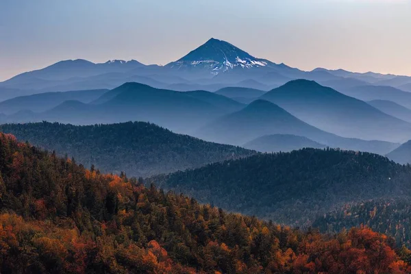 Panorama of a beautiful mountain range. Mountain range panorama. Mountain range panoramic landscape. Beautiful mountain panorama