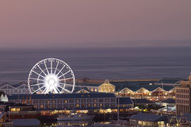 Cape town waterfront doğru ateş gecesi