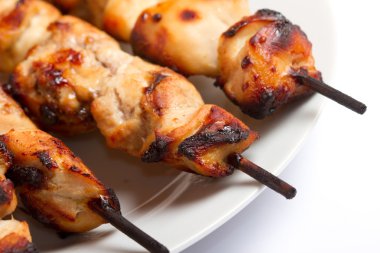 Barbekü braai tavuk kebap şişleri