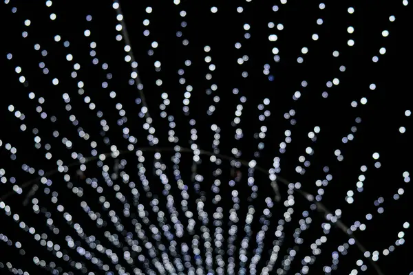 Kleurrijke Kerst Abstracte Bokeh Achtergrond Verlichtingslicht Achtergrond Feestelijke Straatnachtlampjes Sparkle — Stockfoto