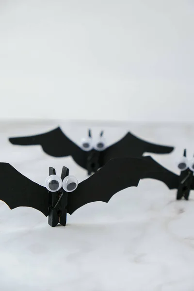 Décor Fête Halloween Fait Main Bricolage Pour Les Enfants Chauve — Photo