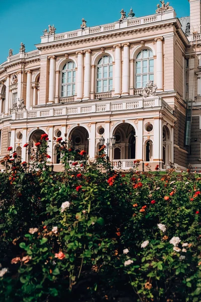 National Odessa National Academic Opera and Ballet Theatre. Architectural monument. Travel destination. Vacation Concept. Exterior Art building