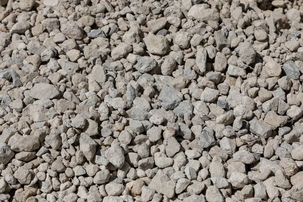 Gravel texture or gray gravel under construction — Foto Stock