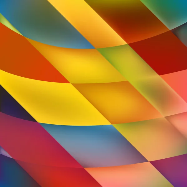 Vector achtergrond met geometrische mozaïek vormen trendy kleuren kunst ontwerppatroon — Stockvector