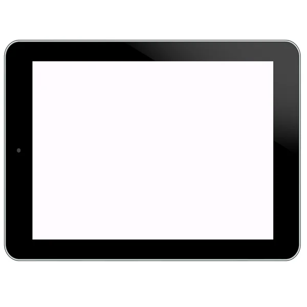 Tablet PC novo Digital Computer Technology design em fundo branco no vetor — Vetor de Stock