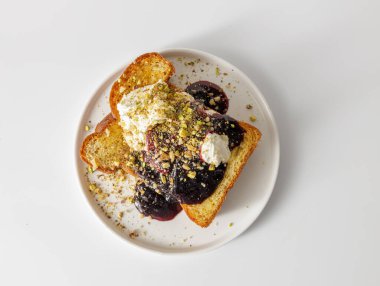 Atıştırmalık kremalı bisküvi.