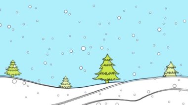 Noel arkaplanı 4k döngüsü 