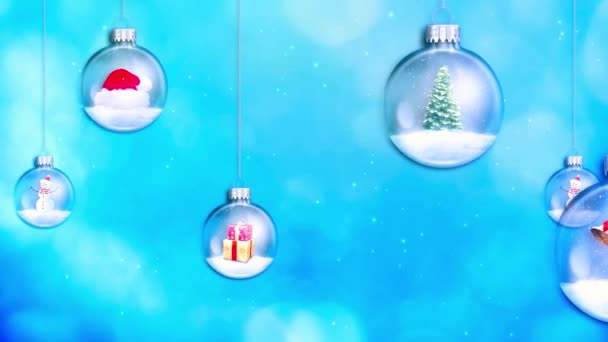 Різдвяний Фон Циклічний — стокове відео