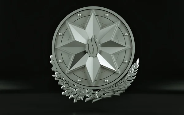 阿塞拜疆Gerb Emblem — 图库照片
