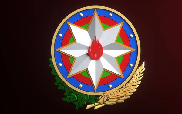 Azerbaycan Gerb amblemi 4k