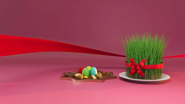 Novruz Salutations Vacances Milieux — Photo
