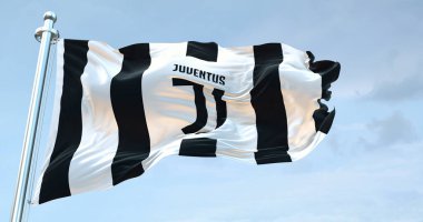 Juventus Fc Flag 4K sallıyor. 