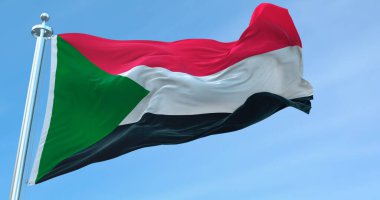 Sudan Bayrağı 4K sallıyor 