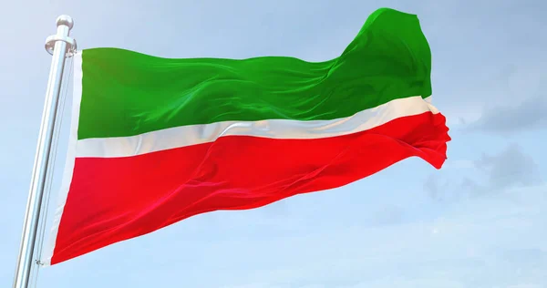 Tatarstan Flaga Macha — Zdjęcie stockowe