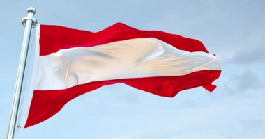 Avusturya Bayrağı 4K sallıyor