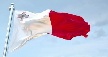 Malta Bayrağı 4K sallıyor