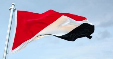 Sealand Principality Bayrak Dalgalanması 4K