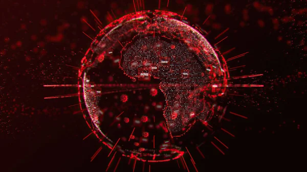 3d illüstrasyon dünyası Küresel PANDEMIC Arkaplan 4K