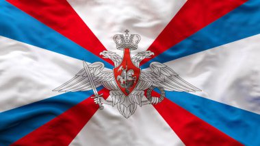 Rus Silahlı Kuvvetleri Kumaş kumaşı dalgalandırıyor