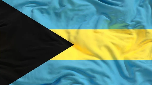 Μπαχάμες Εθνική Σημαία Υφάσματος Ύφασμα Κυματίζει — Φωτογραφία Αρχείου