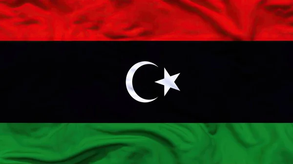Libya Ulusal Bayrağı Kumaş Kumaşı