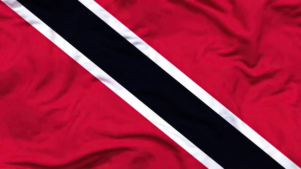 Trinidad Tobago National Flag Textile Cloth Fabric Waving — 图库照片