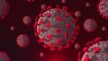 Coronavirus covid-19 arka plan 4k 