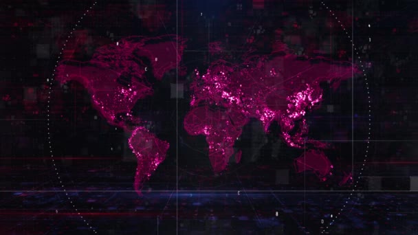 Noticias Rompiendo Fondo Bucle — Vídeo de stock