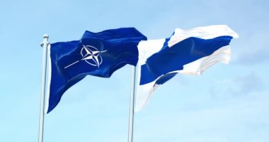 Nato, Finlandiya bayrağına karşı 4k