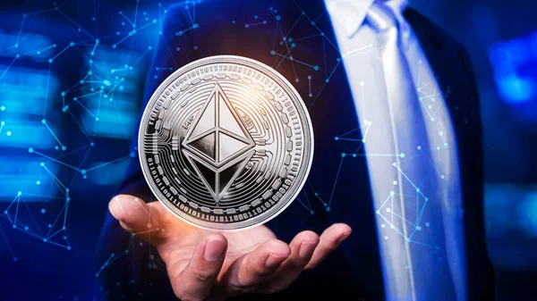 Ethereum Criptomoneda Digital —  Fotos de Stock