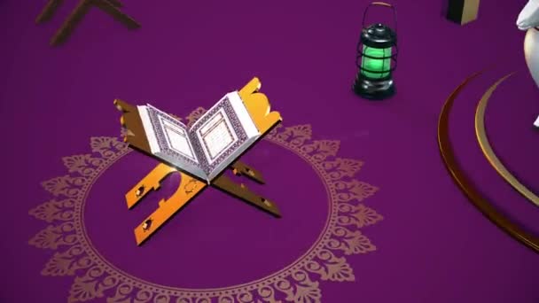 Eid Adha Pozdravy — Stock video