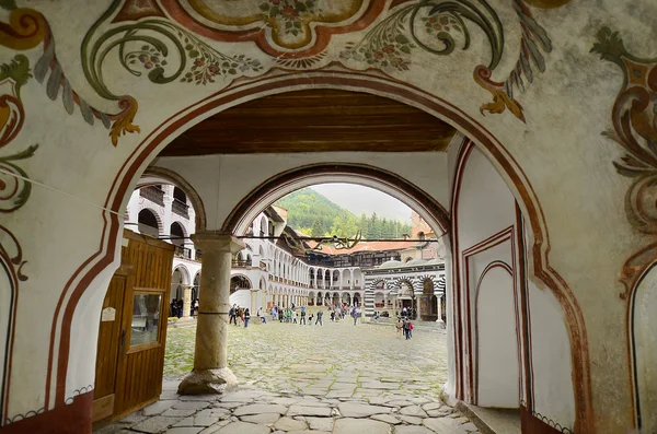 Bulharsko, Rilský klášter — Stock fotografie