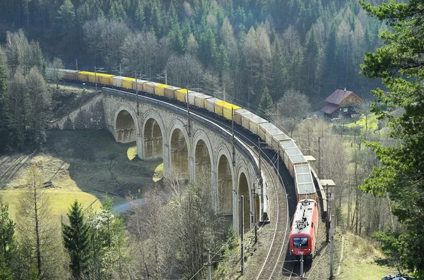 Østrig, Semmering Jernbane - Stock-foto