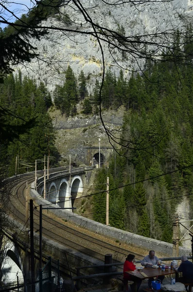 Oostenrijk, Semmeringspoorlijn — Stockfoto