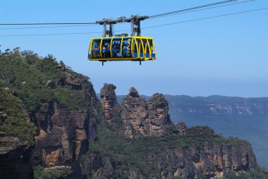 Avustralya, mavi dağlar,