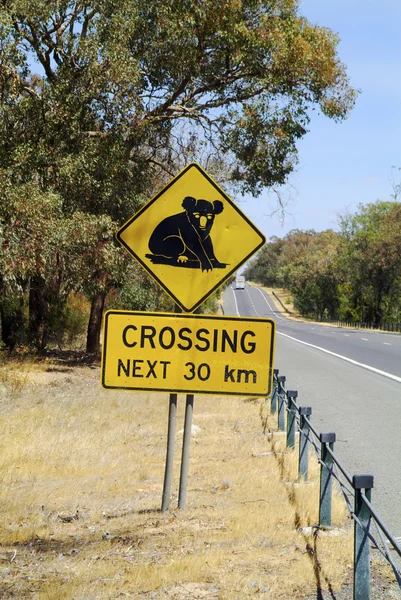 Australia, road sign — Stock Photo, Image