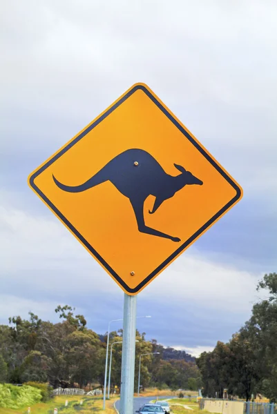 Avustralya, yol işareti — Stok fotoğraf