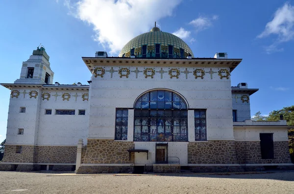 2021年11月6日 奥地利维也纳 圣利奥波德教堂 Church Leopold 通常被称为Kirche Steinhof Kirche Steinhof 由Otto — 图库照片