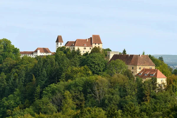 Rakousko Středověký Hrad Seggau Seggaubergu Leibnitzu Štýrsku — Stock fotografie