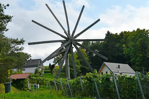 Kitzeck Sausal Österrike September 2021 Världens Största Klapotetz Ligger Demmerkogel — Stockfoto