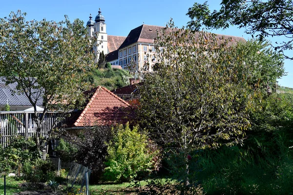 Stainz Österreich September 2021 Schloss Stainz Ehemaliges Augustinerkloster Mit Barockkirche — Stockfoto