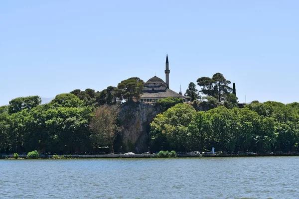 Grecja Ioannina Meczet Ali Pasha Wzgórzu Nad Jeziorem Pamvotida Aka — Zdjęcie stockowe