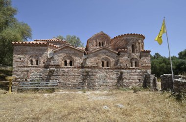 Kypseli, Yunanistan - Epirus 'taki Agios Dimitros Bizans manastırı