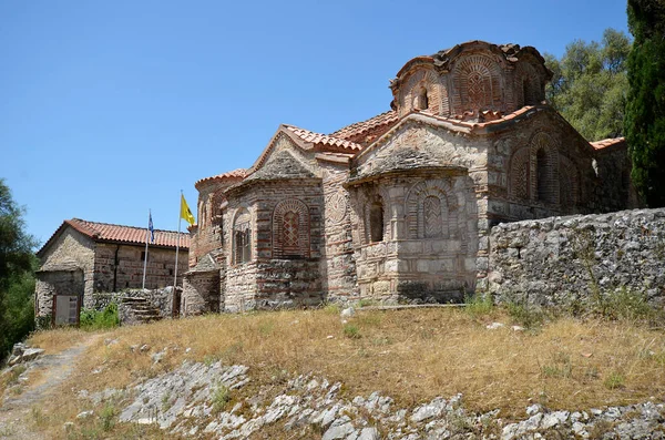 Kypseli Grecja Bizantyjski Klasztor Agios Dimitros Aks Saint Demetrius Epirus — Zdjęcie stockowe