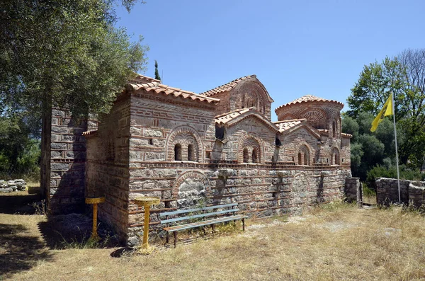 Kypseli Grécia Mosteiro Bizantino Ágios Dimitros Aks Saint Demetrius Epirus — Fotografia de Stock