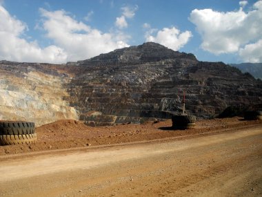 Avusturya, Erzberg - yüzey Styria demir cevheri madenciliği